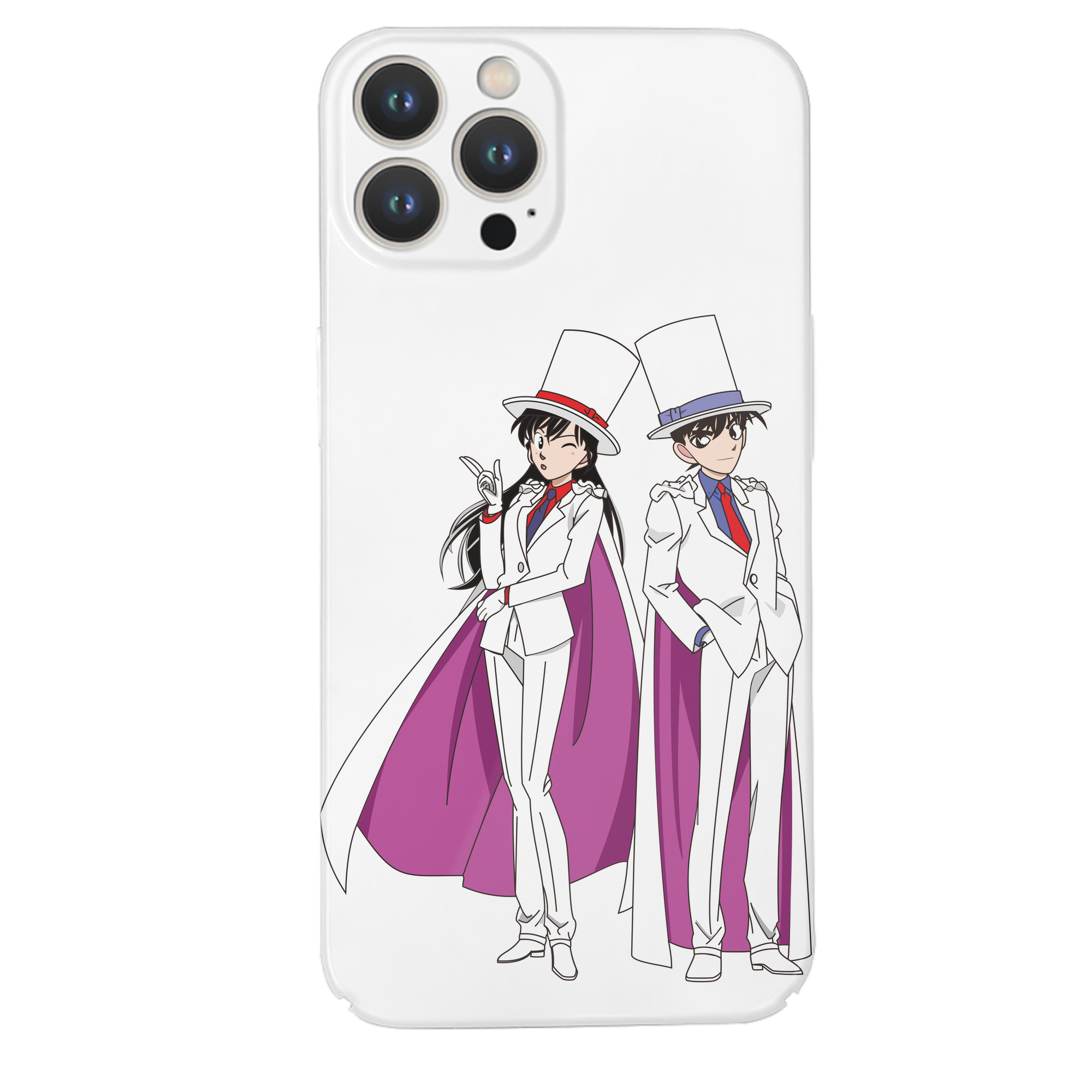 （画像用） 名探偵コナン くろば かいと Detective Conan Kuroba Kaito 【iPhone 14シリーズ対応】ハードケース